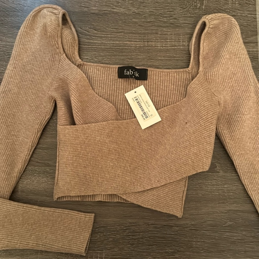 Crop sweater